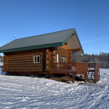 Secluded Log Cabin, 30 Min From Chena Hot Springs Pleasant Valley Bagian luar foto